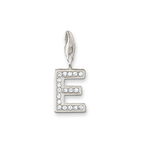 thomas sabo letter e charm