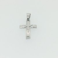 FP2253 9CT WG CROSS WITH JESUS 2.15G