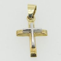 FP2383 18CT 2T CROSS 4.62G