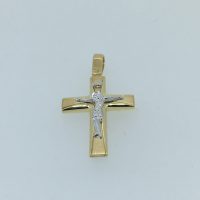 FP3681 18CT 2T CROSS WITH JESUS 4.9G