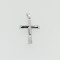 FP3691 18CT WG SOLID CROSS 2.5G