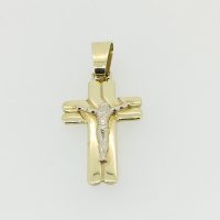 G1531-SP3696HN 18CT Y/G CROSS+JESUS 5.02G