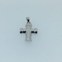 SP2540 9CT WG HOLLOW CROSS 2.82G