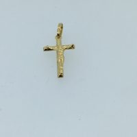 SP2562 18CT YG HOLLOW CROSS 1.26G