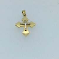 SP6723 18CT 2T ORTHODOX CROSS 2.73G