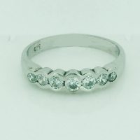 SR1871HN 9CT W/G BEZEL SET 7XCZ BAND
