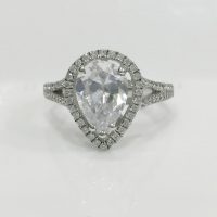 SR1318 SILVER MOP RING